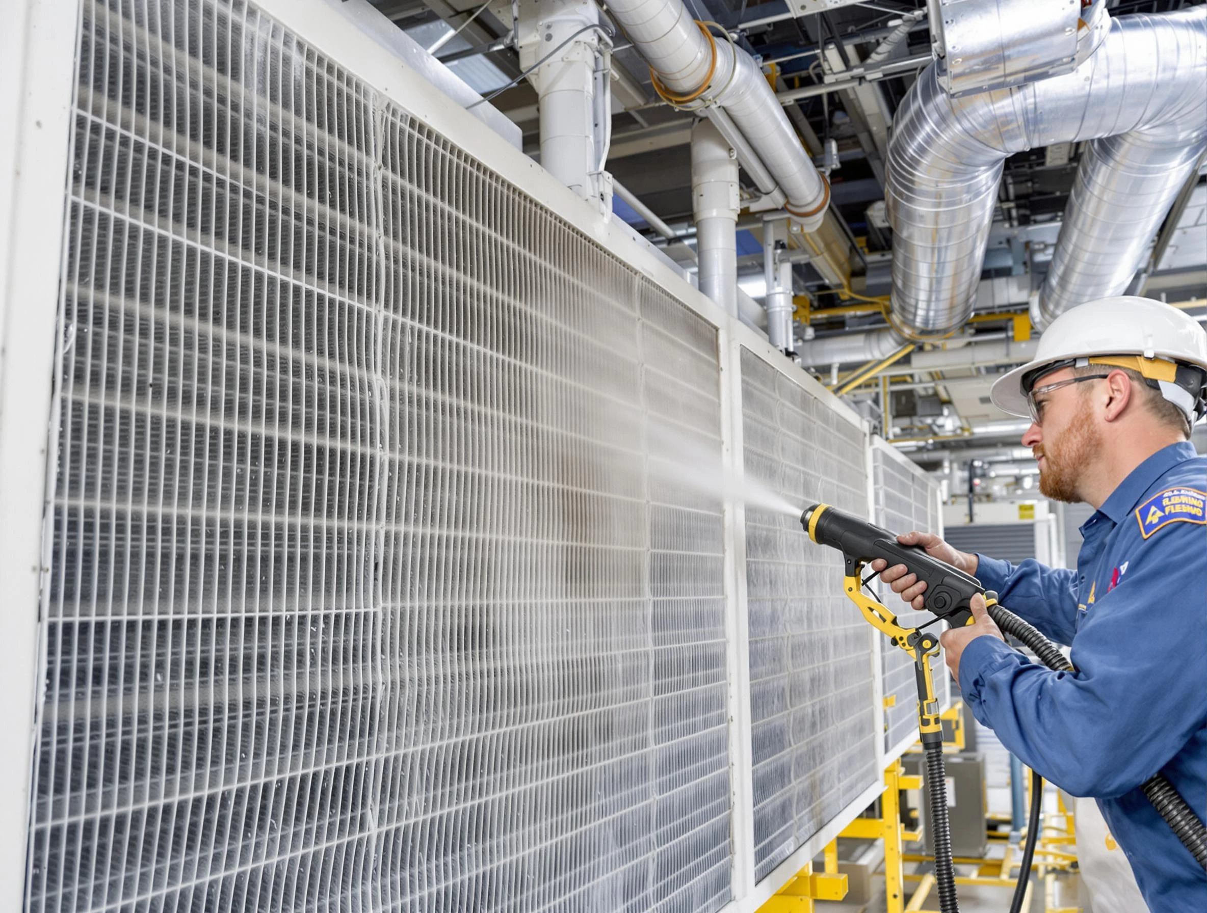 Professional commercial coil cleaning by Columbiana Air Duct Cleaning in Columbiana